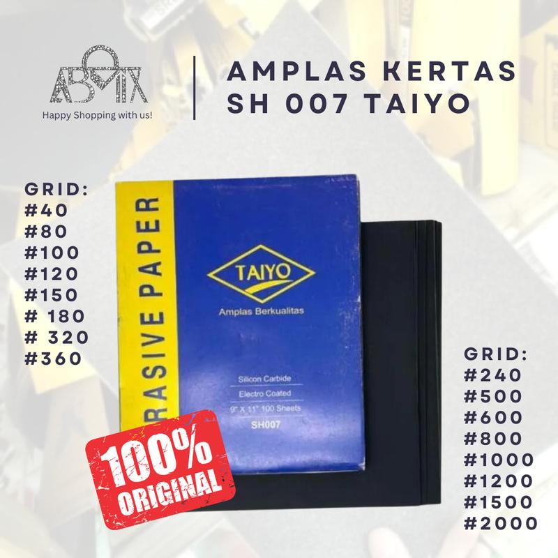 Product Introduction of Amplas Duco Lembaran TAIYO SH-007 Amplas kertas lembaran 0