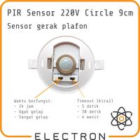Gambar PIR Sensor 220V Circle 9cm Plafon Motion Sensor Saklar Gerak Lampu Otomatis Passive Infrared Hemat Energi Smart dari Electron ID_NEW Kota Tangerang 4 Tokopedia