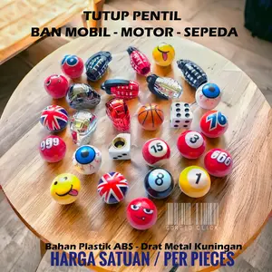 Tutup Pentil Ban Mobil Motor Sepeda Karakter
