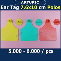 Gambar Ear Tag 7.6x10 cm POLOS ECERAN Eartag Necktag Hewan Ternak Babi Sapi - Kuning dari Artupic Peralatan Peternakan Kota Tangerang Selatan 1 Tokopedia