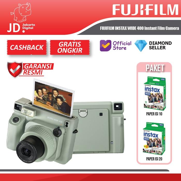 Gambar FUJIFILM INSTAX WIDE 400 Instant Film Camera dari Jakarta Digital 8 Kota Administrasi Jakarta Pusat Tokopedia