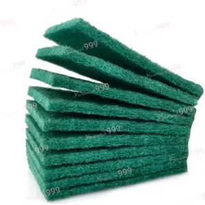 MAIMAI 12PCS Karpet Hijau Cuci Piring / Tapas Lap Piring /Scouring Pad