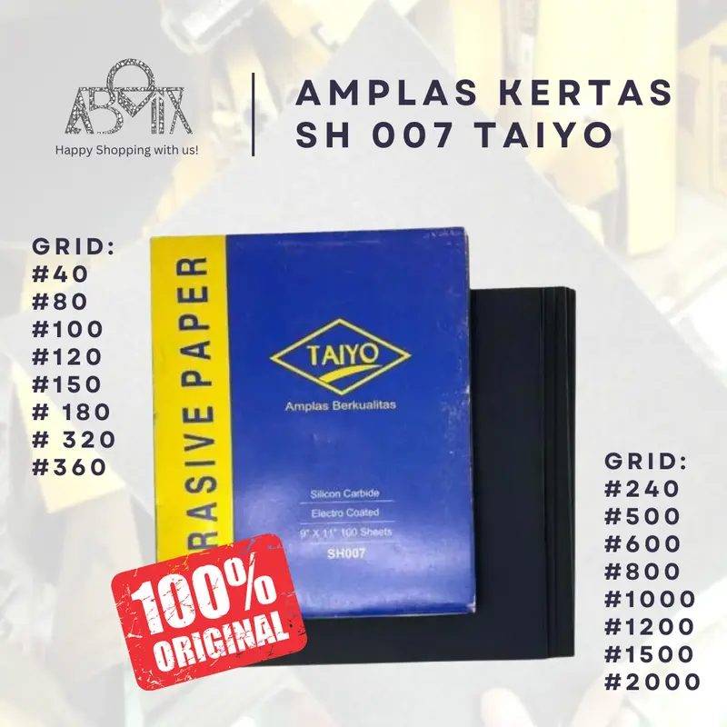 Amplas Duco Lembaran TAIYO SH-007 Amplas kertas lembaran 0