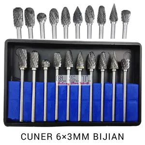 Mata Cuner Tuner 6mm as 3mm carbide rotary burs mata tuner 6×3mm bijian