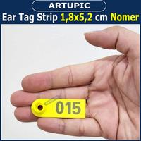 Gambar Ear Tag Strip 1.8x5.2 cm Nomer Per100 Anting Penanda Eartag Necktag dari Artupic Peralatan Peternakan Kota Tangerang Selatan 2 Tokopedia