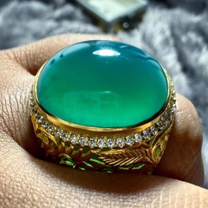 Gambar Batu Bacan Doko Super HQ BC106 Body Kaca Luster Tanpa Alas Ikatan Perak dari CNC phoneshop Kota Administrasi Jakarta Pusat Tokopedia
