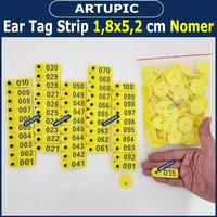 Gambar Ear Tag Strip 1.8x5.2 cm Nomer Per100 Anting Penanda Eartag Necktag dari Artupic Peralatan Peternakan Kota Tangerang Selatan 5 Tokopedia