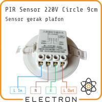 Gambar PIR Sensor 220V Circle 9cm Plafon Motion Sensor Saklar Gerak Lampu Otomatis Passive Infrared Hemat Energi Smart dari Electron ID_NEW Kota Tangerang 2 Tokopedia