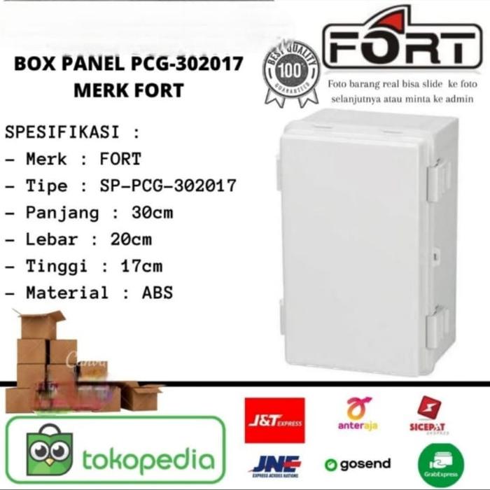 Jual Juntiction Box Fort PCG-302017 Box Panel Plastik ABS Polos Fort ...