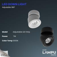 Gambar SPOTLIGHT Adjustable 12watt bisa ROTATABLE - Hitam dari Pusat Lampu Jakarta Kota Administrasi Jakarta Pusat 2 Tokopedia