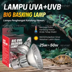 Lampu UVA UVB Besar Nomoy UVA UVB Penghangat Reptile Sulcata Kura