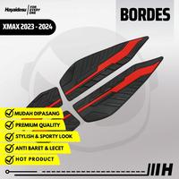 Gambar Hayaidesu Floor Step Boardrest Karpet Motor XMAX NEW (2023 - 2024) Bordes -  Premium Quality - Merah dari Hayaidesu Indonesia Kab. Tangerang 1 Tokopedia
