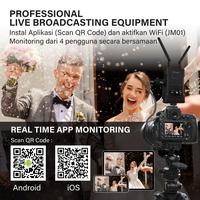 Gambar HDMI Wireless Video Transmitter Receiver Professional Kamera Monitoring HP Laptop TV Monitor DSLR Mirrorles Wireless HDMI 4K 200 Meter PX JM300Pro - JM300PRO dari PX Official Store Kota Administrasi Jakarta Utara 4 Tokopedia