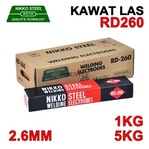 Kawat Las RD260 2.6mm NIKKO STEEL Elektroda RD 260 2.6 mm Welding Listrik 2.6 X 350 Kemasan Per 1KG