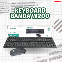 Gambar KEYBOARD BANDA W 200, 300 DAN 400 PC MURAH MOUSE COMBO WIRELESS 2.4 GHZ PAKET - 200 dari Vesakha ID Kota Palembang 1 Tokopedia