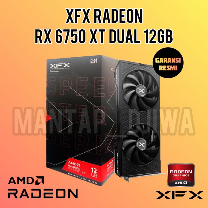 XFX AMD Radeon RX 6700 XT / 6700XT Qick319 12GB Black - New Resmi ...
