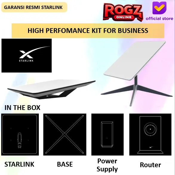 STARLINK BUSINESS HIGH PERFORMANCE KIT STAR LINK FOR BUSINESS WIFI