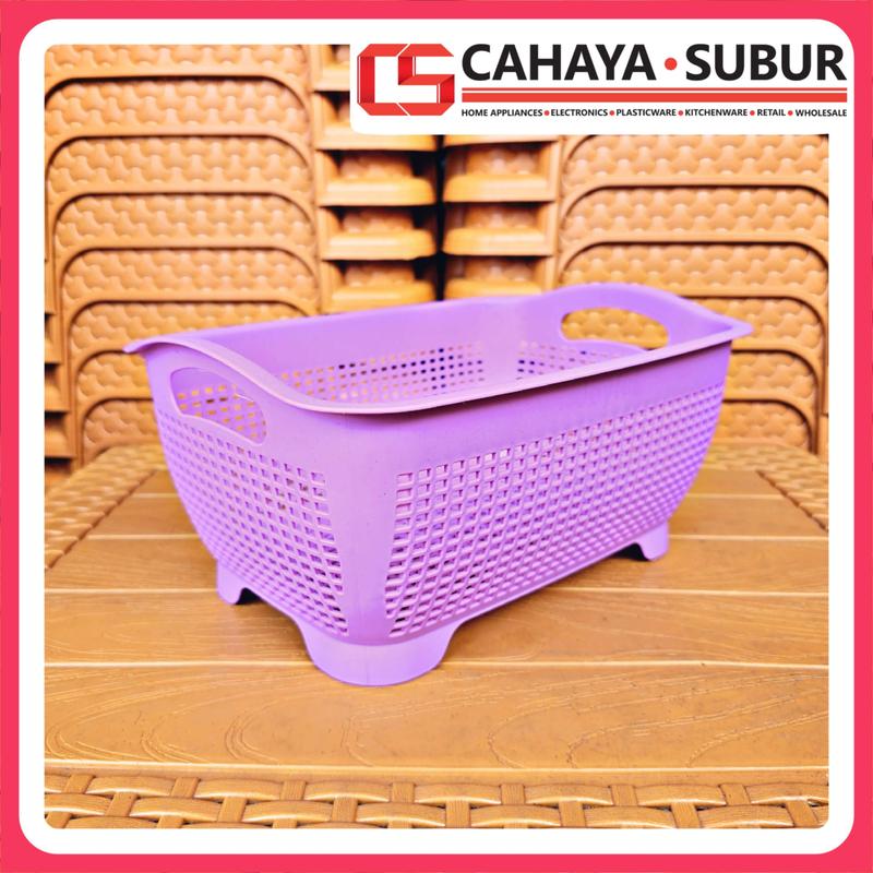 Keranjang Estetik Serbaguna LUXURY SPBR Harga Satuan Keranjang Bak Rotan Anyam Plastik High Quality Food Safe Material 8