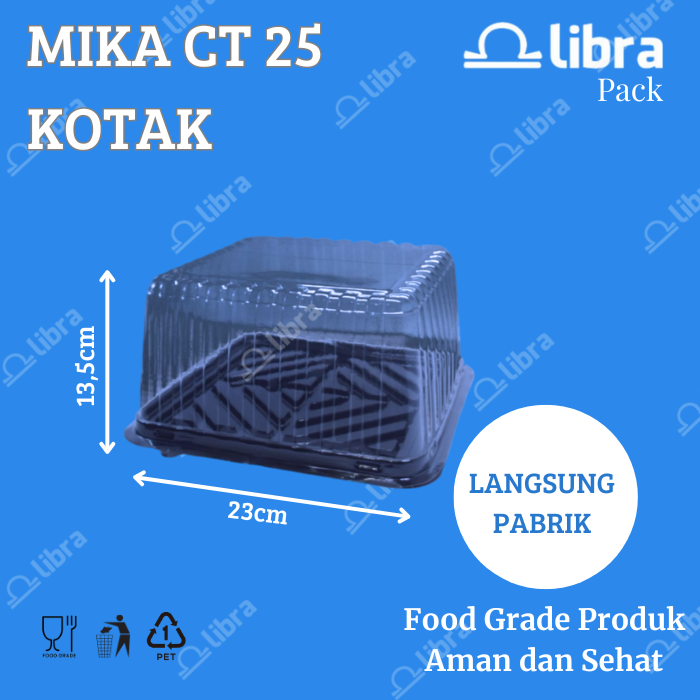 Gambar Mika tart CT 25 Kotak isi 10 pcs/ Tumpeng mika 25 cm/ Cake tray dari Libra Pack Kota Tangerang Tokopedia