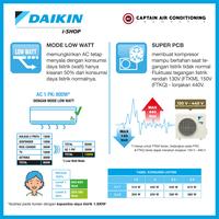 Gambar DAIKIN AC Split FTKC-35 / FTKC35 1.5 PK STAR Inverter - UNIT NO BUBBLE WRAP dari Captain Air Conditioning Kota Administrasi Jakarta Utara 3 Tokopedia