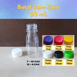 Botol Zam-Zam 60 ml 80 ml / Botol Kecil / Botol zamzam 60 ml