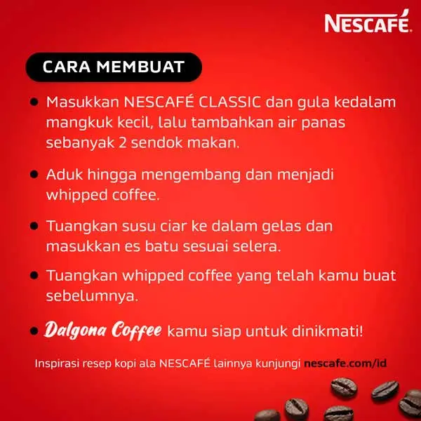 NESCAFE Classic Kopi Instan Kopi Hitam 200g Jar 5