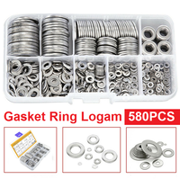 Gambar 580pcs O Ring Flat Flat Washer Set M2 M12 Box Set Baut Gasket Nut Washer Plat Stainless Steel Spacer Metal 304 M2,5 M3 M4 M5 M6 M8 M10 M12 dari Rumixx_NEW Kota Administrasi Jakarta Utara 1 Tokopedia
