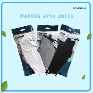 Masker KF94 merk Orlee Emboss Asli 100% Indonesia Trendy