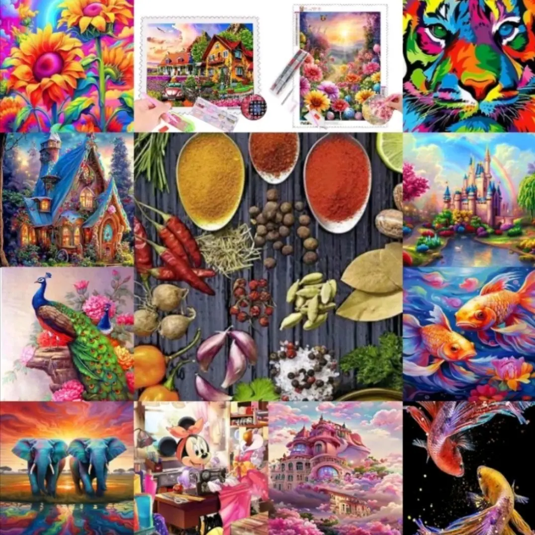 Terbaru Mainan Edukasi Diamond painting Diy Set Diamond painting 30x40