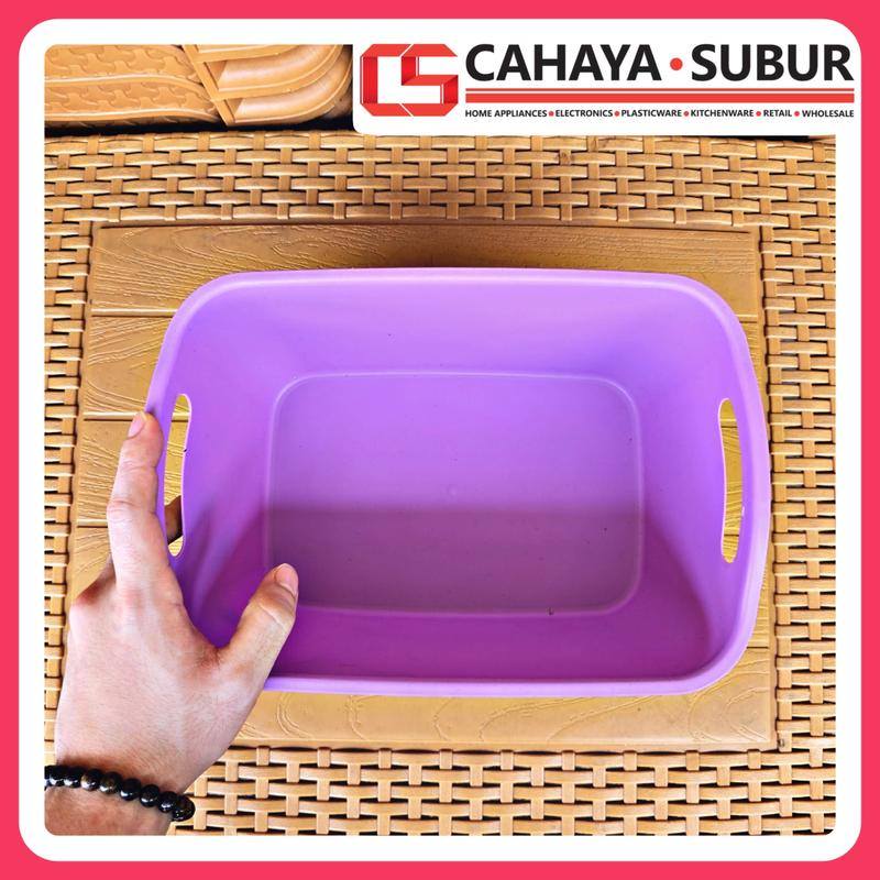 Keranjang Estetik Serbaguna LUXURY SPBR Harga Satuan Keranjang Bak Rotan Anyam Plastik High Quality Food Safe Material 5