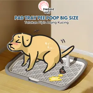 PREMIUM PET TOILET - Tatakan Pipis Anjing Kucing Pad Tray Pee Poop