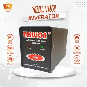 Trillion Inverator Anti Jeglek 3500 Watt Stabil untuk AC, Kulkas, Mesin Cuci, TV & Alat Rumah Tangga Daya Besar