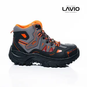 Sepatu Safety wanita Boots Tinggi Ujung Besi  Safety Outdoor Wanita Keren Anti Licin Lavio Gradien Septi Kerja Proyek Lapangan Size 36 - 40