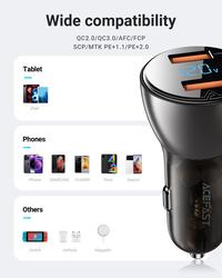 Gambar ACEFAST B7 CAR CHARGER MOBIL LED DIGITAL DISPLAY USB FAST CHARGING dari KoboiTech Kota Administrasi Jakarta Utara 5 Tokopedia