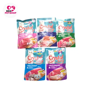 CRYSTAL KITTY POUCH 80gr - makanan basah kucing