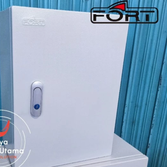 Jual Box Panel Metal/Flat Indoor Fort 300x200x150mm IP65 + Baseplate ...