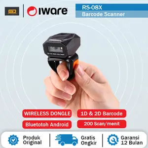 Finger Scanner Barcode Ring RS01BT SETARA Kassen KS-69 WIreless Cincin
