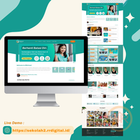 Gambar TEMPLATE WEBSITE SEKOLAH DESIGN MODERN DENGAN WORDPRESS [NEWW] dari RRDigital-id Kota Depok 2 Tokopedia