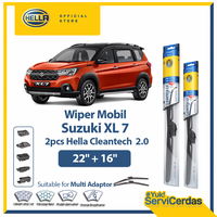 Gambar Wiper Mobil SUZUKI XL7 22” + 16” (2pcs) - HELLA Cleantech 2.0 dari Hella Indonesia Official Store Kota Administrasi Jakarta Pusat 1 Tokopedia