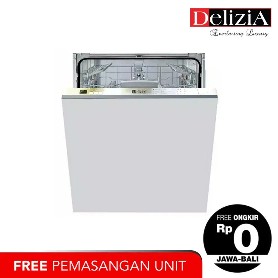 DELIZIA Built in Dishwasher / Mesin Cuci Piring Tanam DDWG12-8XFBI, Full Intergrated