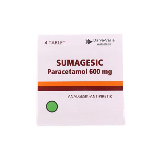 SUMAGESIC STRIP 4 TABLET UNTUK OBAT SAKIT KEPALA, GIGI DLL