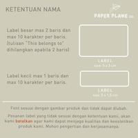 Gambar Sticker Label Nama "Butterfly Garden" Tahan Air Anti Luntur dari Paper Plane Co Kota Administrasi Jakarta Barat 2 Tokopedia