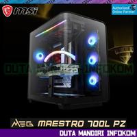 Gambar MSI MEG MAESTRO 700L PZ - Modern Aesthetic 270-Degree Panoramic Tempered Glass Mid-Tower ATX Gaming Case dari Duta Mandiri Infokom Kota Administrasi Jakarta Pusat 2 Tokopedia