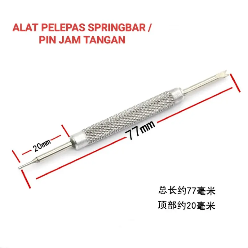 Alat pelepas springbars pin jam tangan Silver murah alat servis jam tangan 0