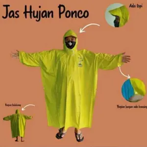Jas Hujan Poncho Cap Kapak
