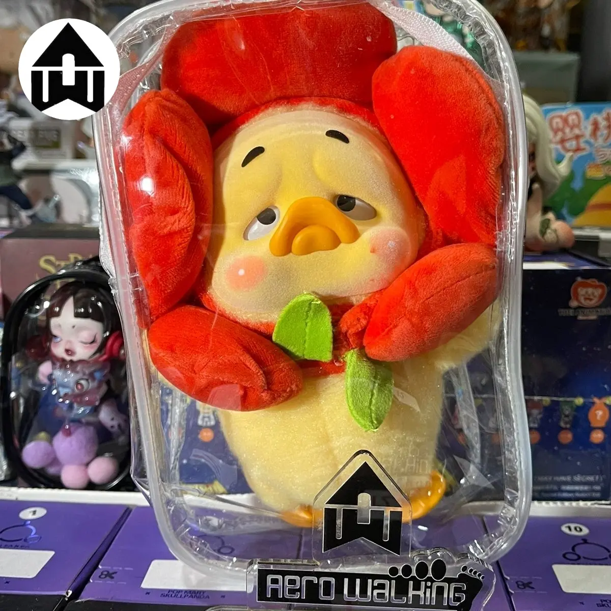 Pouch / Traveling Bag / Case / Keychain Tas untuk Blindbox Plush Boneka Labubu Macaron Mr Pa Upsetduck Upset Duck