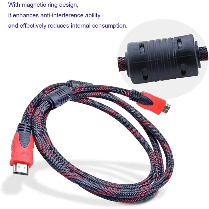 Kabel HDMI 1.5M,3M,5M,10M,15M,20M Jaring Profftech V1.4 HDMI To HDMI ORIGINAL 100% 5