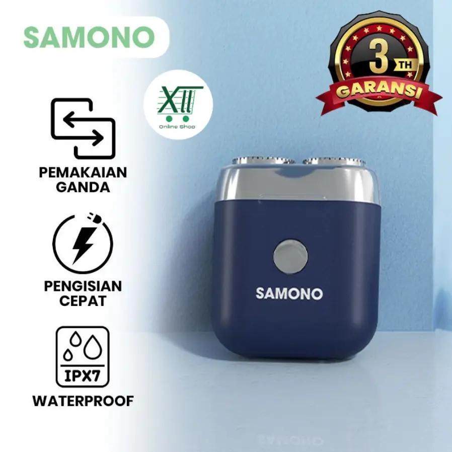 SAMONO SW~ESB45 ELECTRIC SHAVER Alat Pisau Cukur Jenggot Kumis Listrik Portable Waterproof