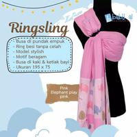 Gambar Gendongan Ring Sling - Gendongan Kain panjang - Pink Motif - MR.SUN PINK dari Aurel Babyshop Kota Tangerang Selatan 2 Tokopedia