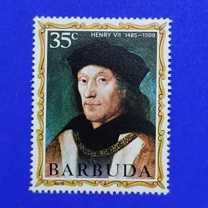 Prangko Barbuda King Henry VII 1485-1509 ( MNH )